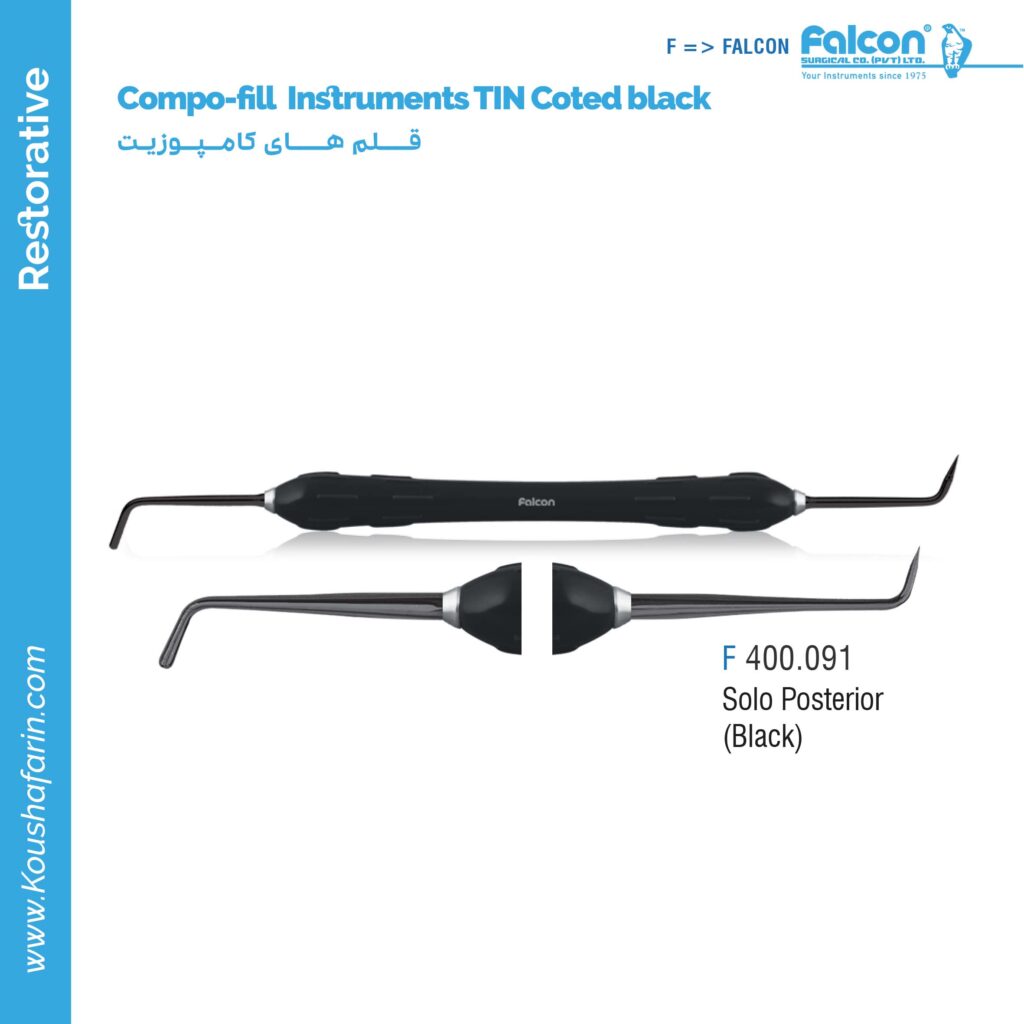 قلم کامپوزیت طرح LM تیتانیومی مشکی (Soloposterior-Black)//فالکن-Falcon