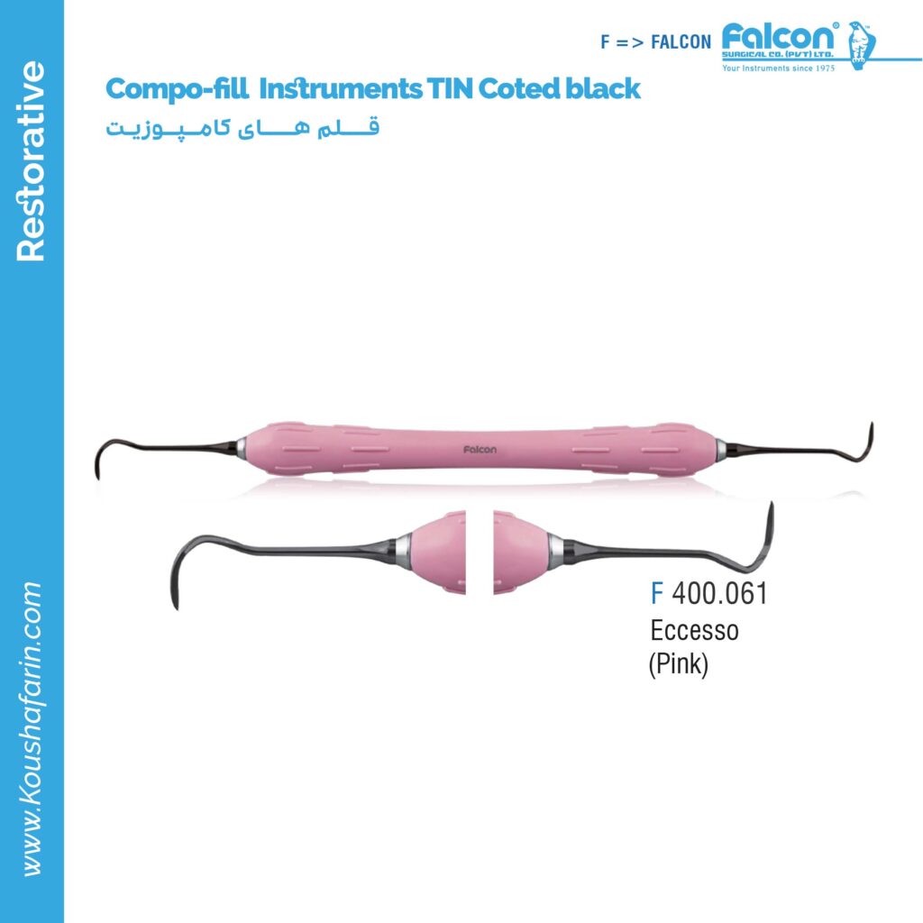 قلم کامپوزیت طرح LM تیتانیومی صورتی (Eccesso-Pink)//فالکن-Falcon