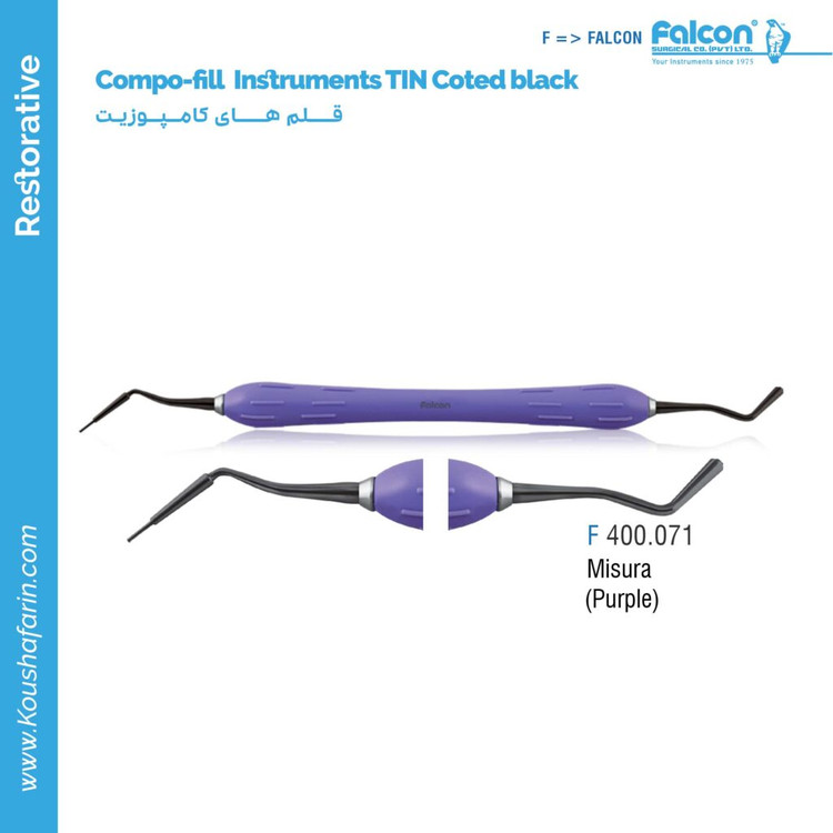 قلم کامپوزیت طرح LM تیتانیومی بنفش (Misurra-Purple)//فالکن-Falcon