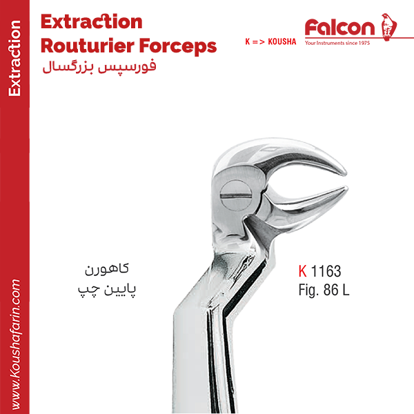 فورسپس کاهورن پایین چپ//کوشا-Kousha